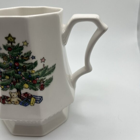 Vintage Nikko Christmastime Octagon Creamer Replacement Piece Christmas Tree - Picture 3 of 8
